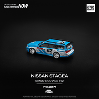 Pop Race - Nissan Stagea *Simon's Garage 62 Exclusive Model* - Top CollectiblesDiecastPop Race
