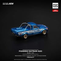Pop Race - Pandem Datsun 620 - Blue *Pre - Order* - Top CollectiblesDiecastPop Race