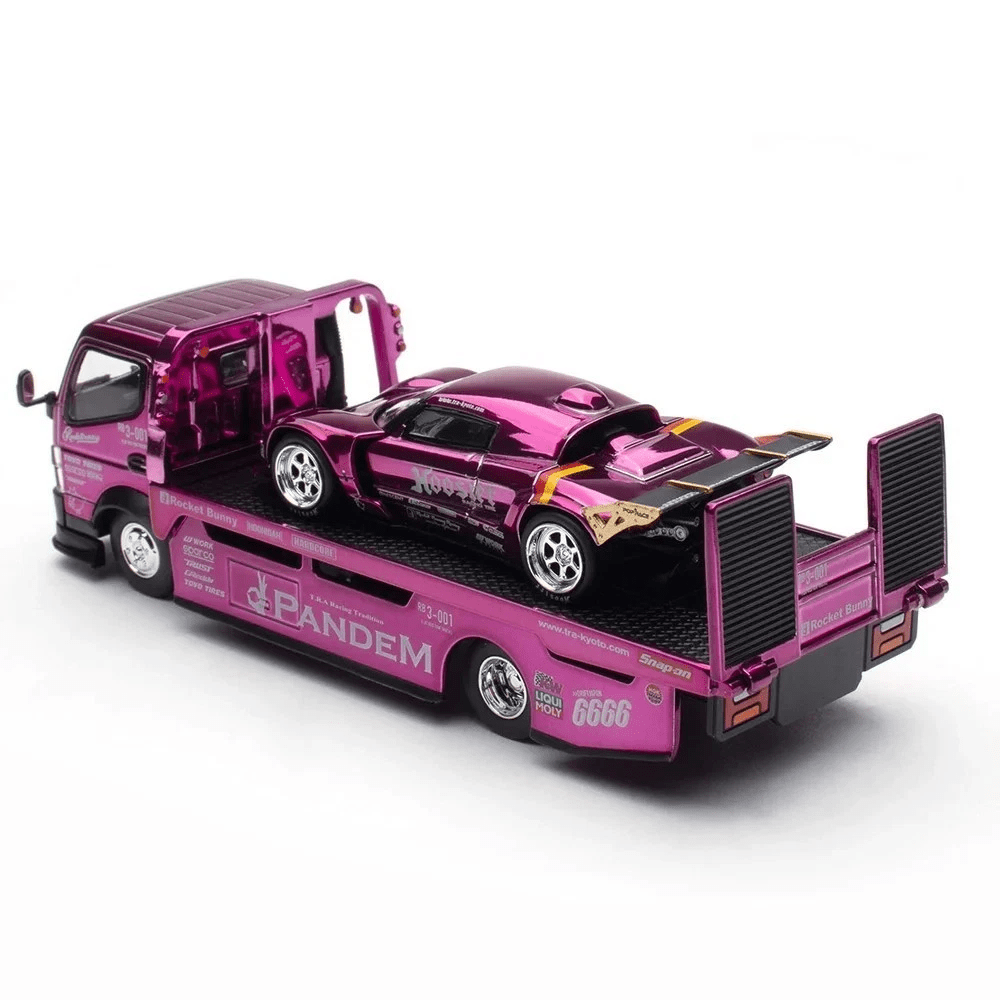 Pop Race - PANDEM Elise and Fuso Truck Set *HEC 2026 Exclusive* - Top CollectiblesDiecastPop Race