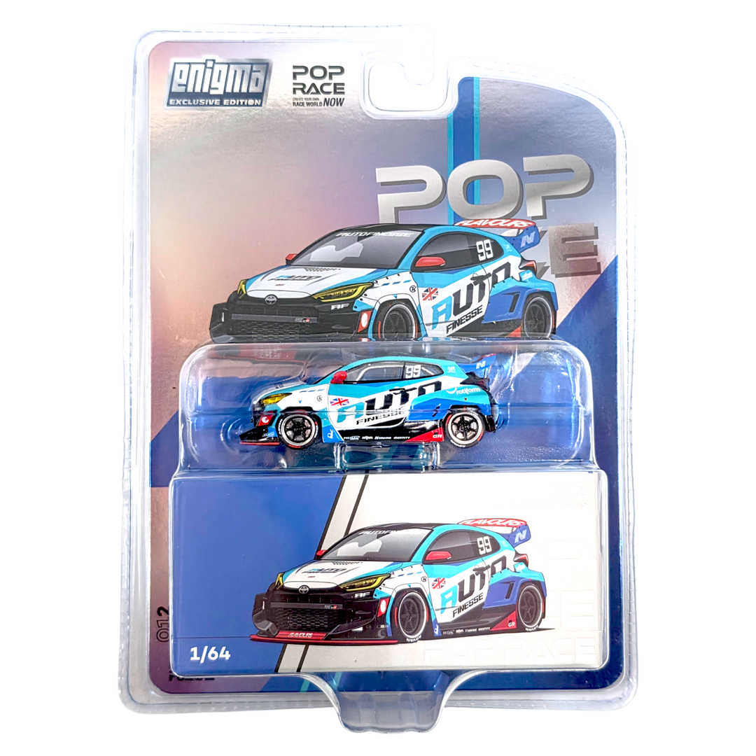 Pop Race - Pandem Toyota GR Yaris - AUTO FINESSE *Enigma Exclusive Edition* - Top CollectiblesDiecastPop Race