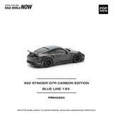 Pop Race - Porsche 911 (992) Stinger GTR - Carbon Edition (Blue Line) - Top CollectiblesDiecastPop Race