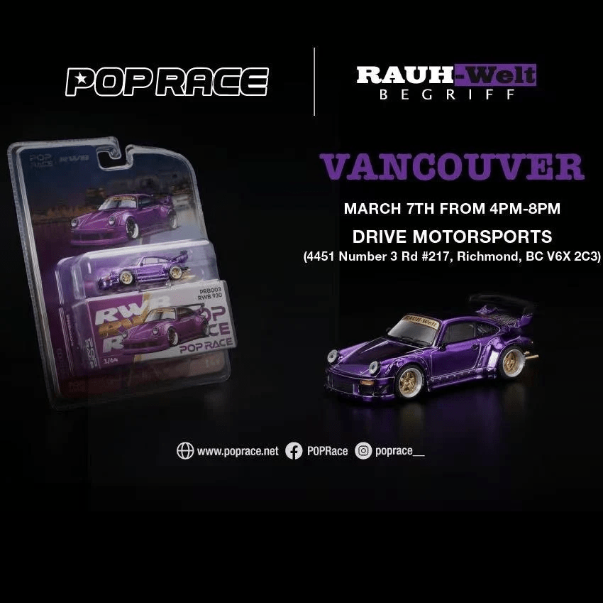 Pop Race - RWB 930 Purple Chrome *Vancouver 2026 Edition* - Limit