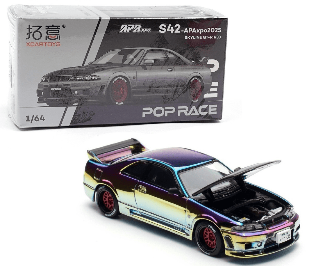 Pop Race - Skyline GT-R (R33) *APA XPO 2025 Exclusive Model* - Top CollectiblesDiecastPop Race
