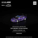 Pop Race - Top Secret GT300 Supra - Chrom Purple *Tokyo Auto Salon Hong Kong 2025 Exclusive Model* - Top CollectiblesDiecastPop Race