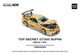 Pop Race - Top Secret GT300 Supra - Gold - Top CollectiblesDiecastPop Race