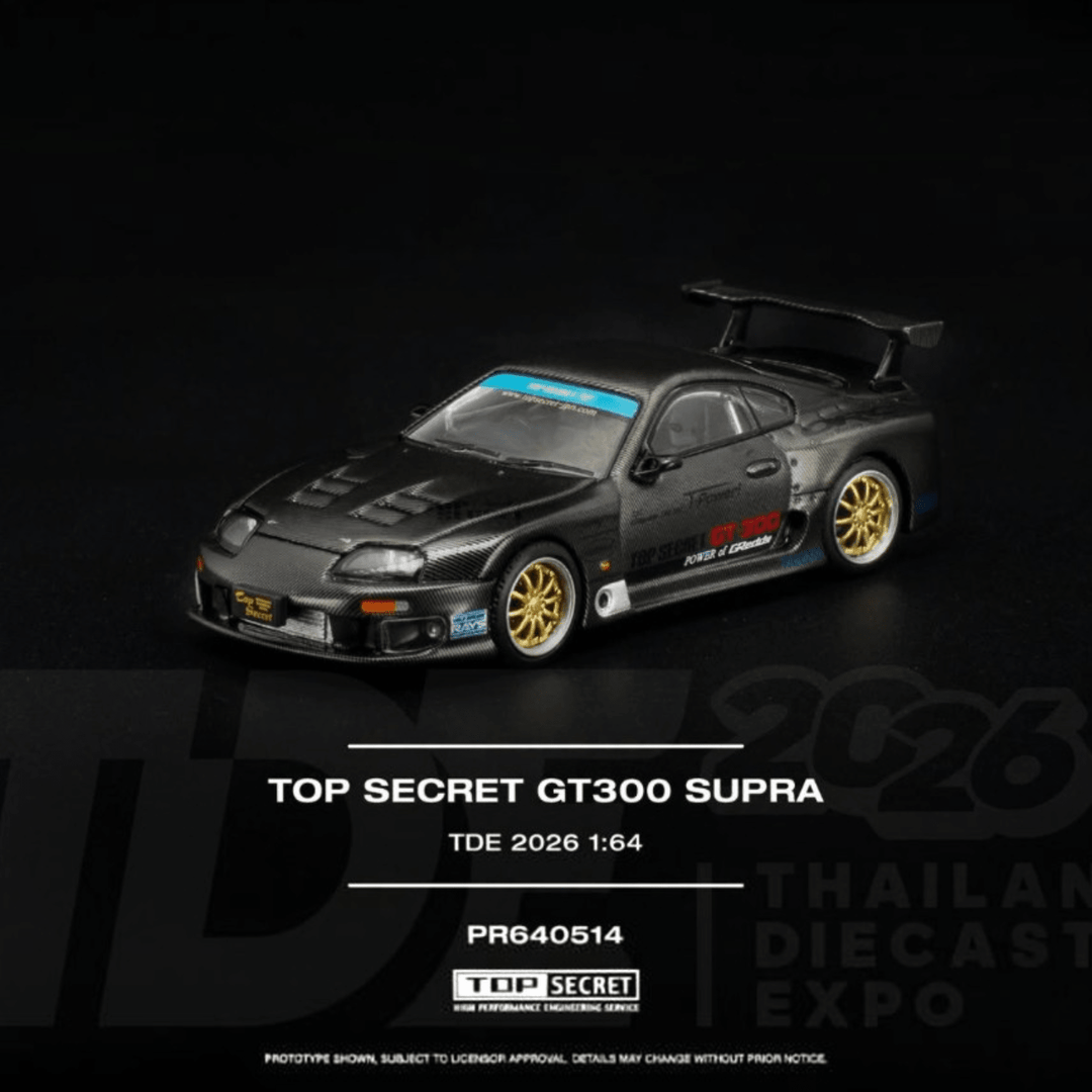 Pop Race - Top Secret GT300 Supra *Thailand Diecast Expo 2026 Exclusive* - Top CollectiblesDiecastPop Race