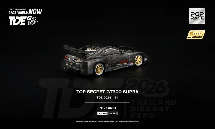 Pop Race - Top Secret GT300 Supra *Thailand Diecast Expo 2026 Exclusive* - Top CollectiblesDiecastPop Race