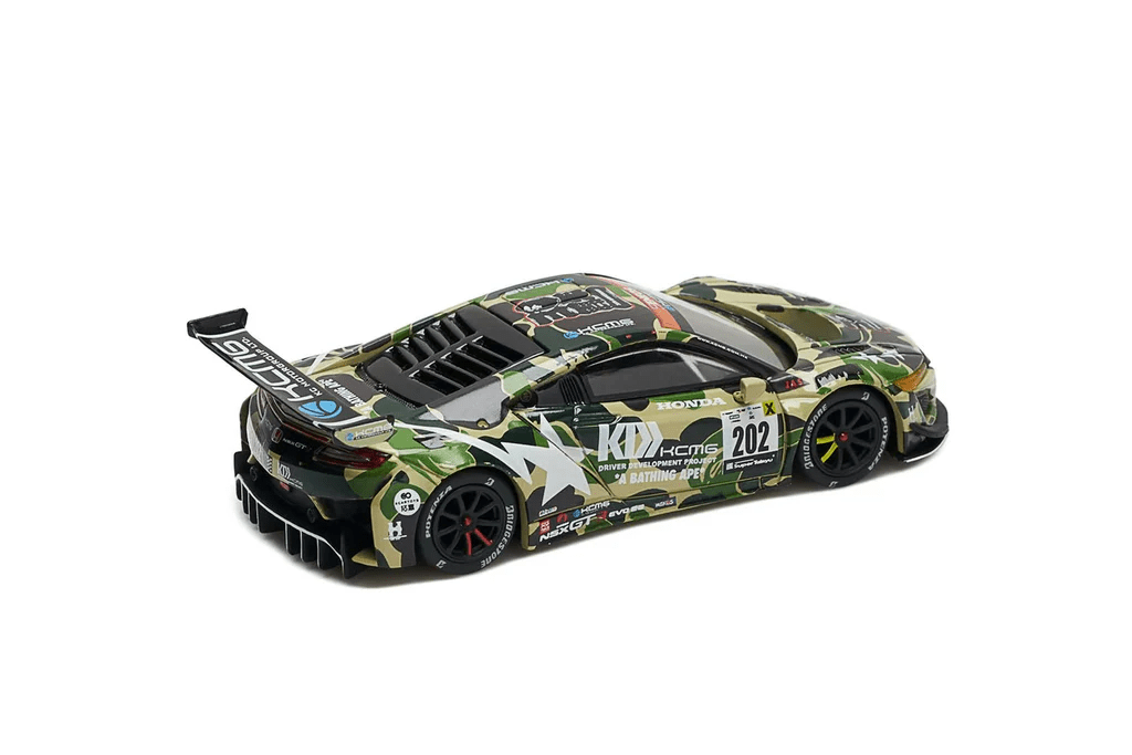 Pop Race x BAPE - Honda NSX GT3 EVO22 "BAPE" - Top CollectiblesDiecastPop Race