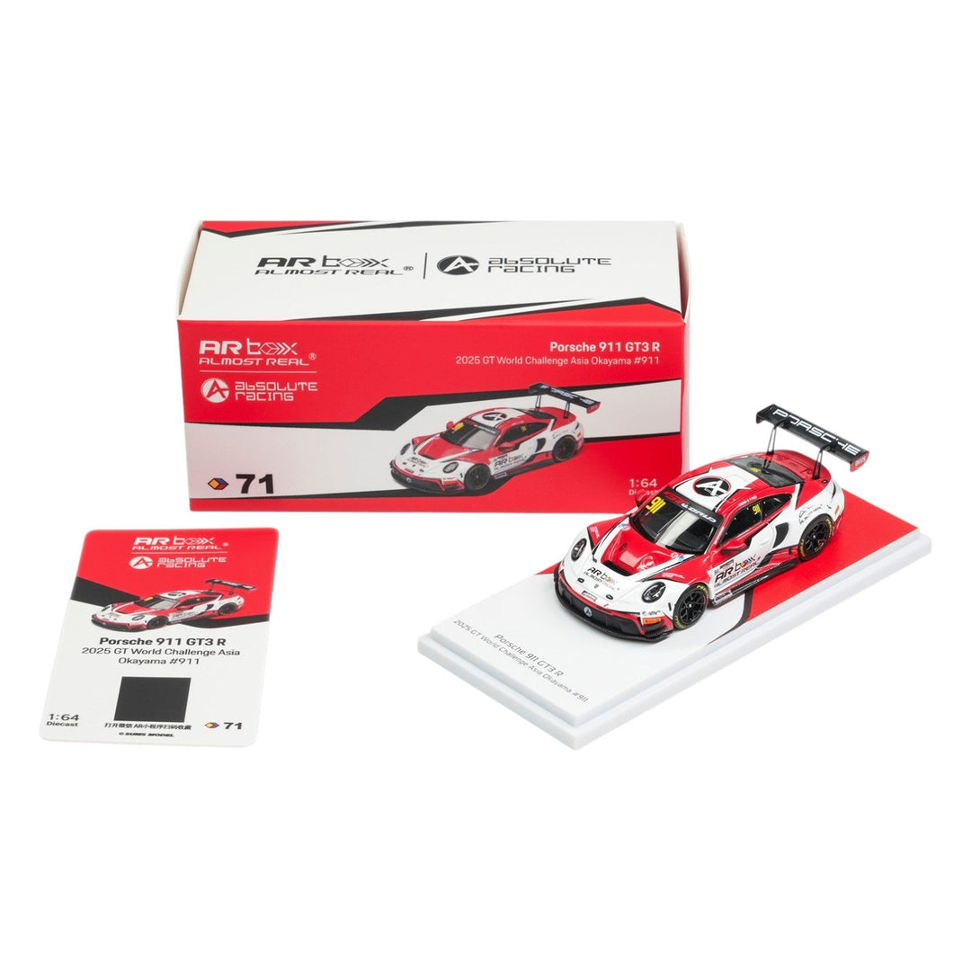 *Pre-Order* Almost Real - Porsche 911 GT3 R 2025 GT World Challenge Asia Okayama 911 - Top CollectiblesDiecastAlmost Real