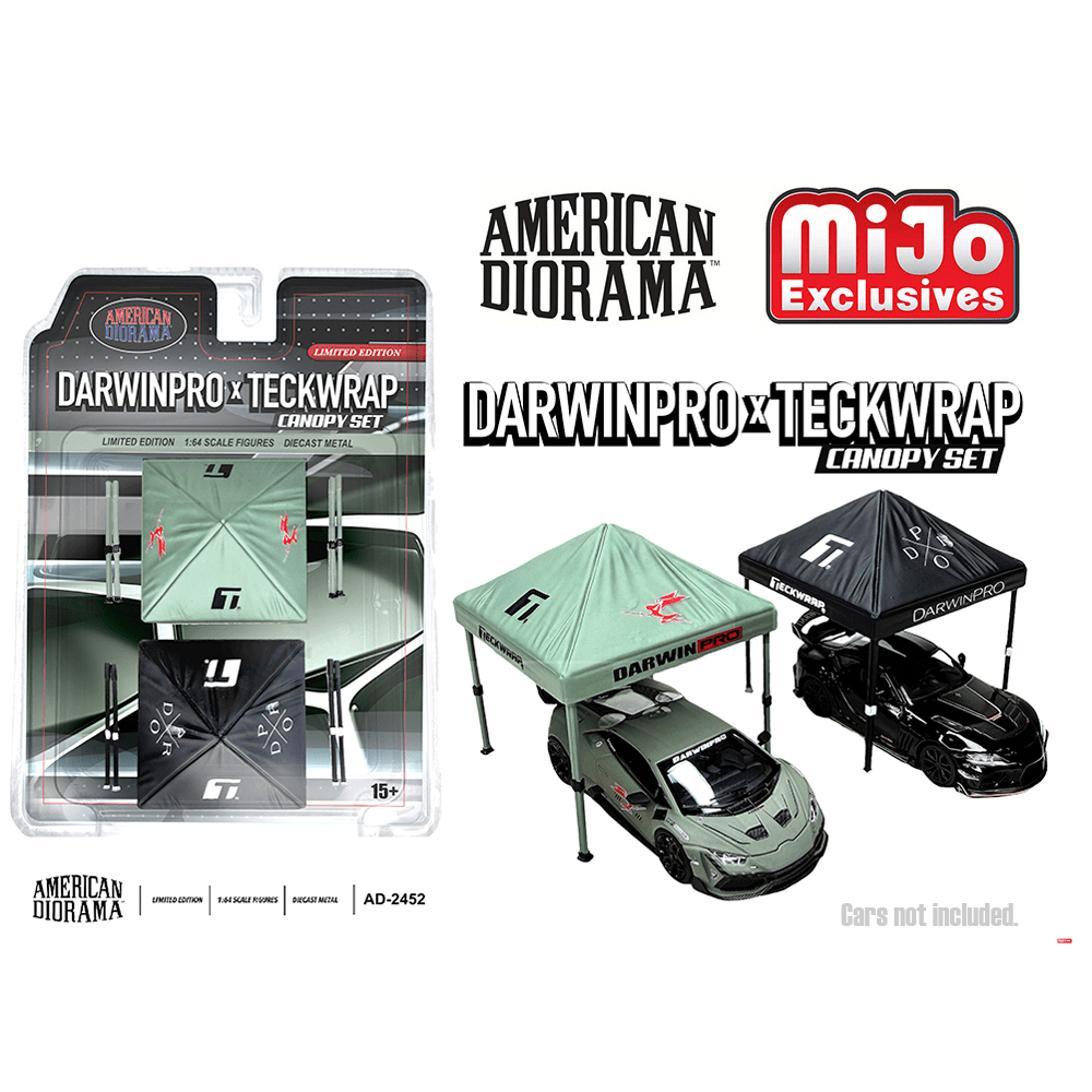 *Pre - Order* American Diorama - DarwinPro x Teckwrap Canopy set – MiJo Exclusives – Limited Edition - Top CollectiblesDiecastAmerican Diorama