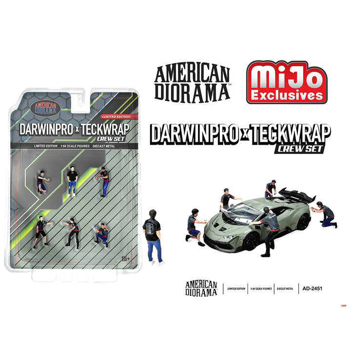 *Pre - Order* American Diorama - DarwinPro x Teckwrap Crew – MiJo Exclusives – Limited Edition - Top CollectiblesDiecastAmerican Diorama
