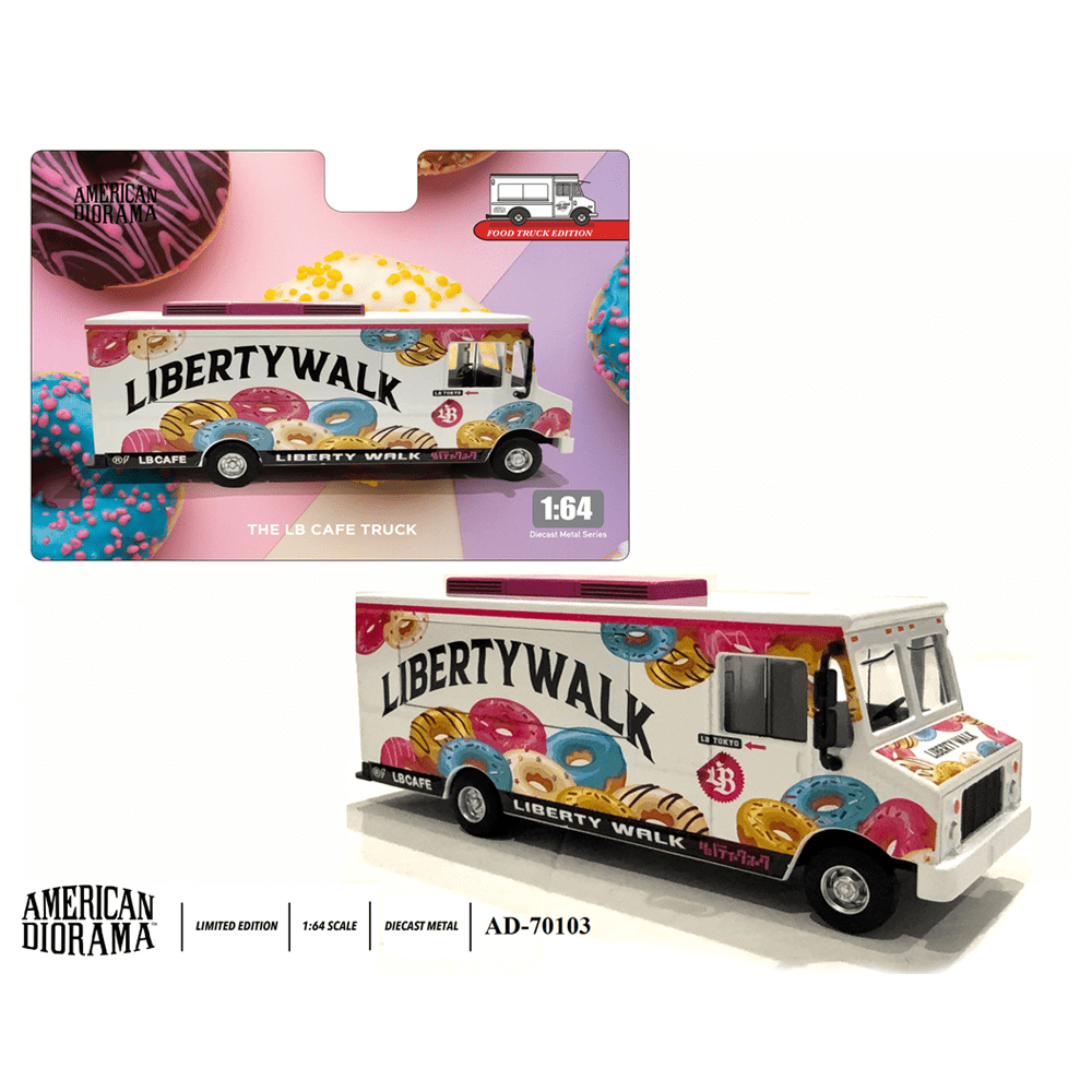 *Pre - Order* American Diorama - Food Truck series – LB Café - Top CollectiblesDiecastAmerican Diorama
