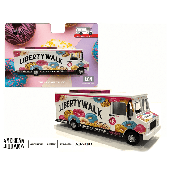 *Pre - Order* American Diorama - Food Truck series – LB Café - Top CollectiblesDiecastAmerican Diorama