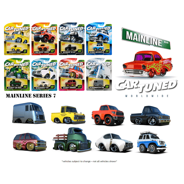 *Pre - Order* CarTuned - Series 7 Mainline Assortment - 8 - Cars Case *Sealed, possibility of a Chase or Super Chase* - Top CollectiblesDiecastMGA