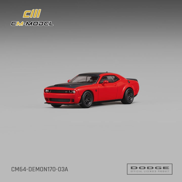 *Pre-Order* CM Model - Dodge Demon170 TorRed - Top CollectiblesDiecastCM Model