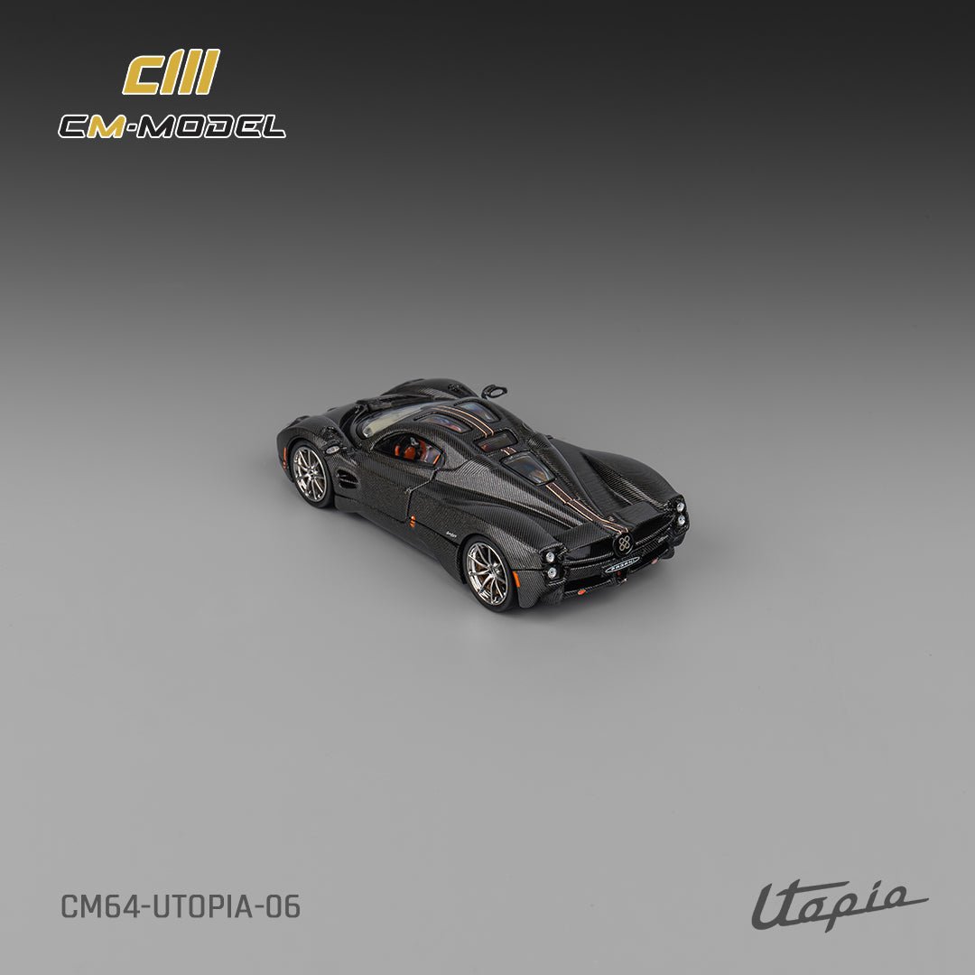 *Pre - Order* CM Model - Pagani Utopia - Full Carbon with Red Line - Top CollectiblesDiecastCM Model