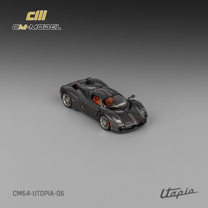 *Pre - Order* CM Model - Pagani Utopia - Full Carbon with Red Line - Top CollectiblesDiecastCM Model