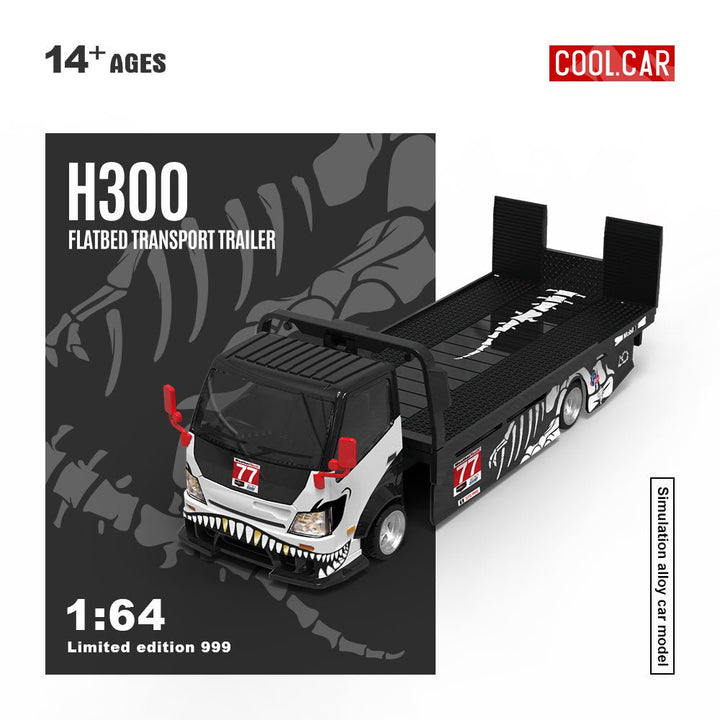 *Pre - Order* Cool Car - Hino H300 Flatbed Trailer - Bone Dragon 77 - Top CollectiblesDiecastCool Car