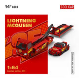 *Pre - Order* Cool Car - Hino H300 Flatbed Trailer & Volkswagen Beetle Targa RWB - Lightning McQueen - Top CollectiblesDiecastCool Car