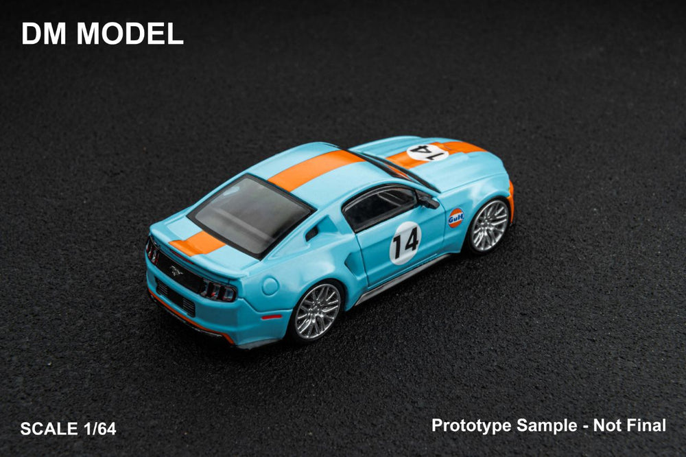 *Pre - Order* DM Model - Ford Mustang 2014 "Gulf" - Top CollectiblesDiecastDm model