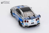 *Pre - Order* ET Model x Model Collect - Nissan GT - R R35 LB Widebody Modified 1.5 Version - FNF Silver Blue - Top CollectiblesDiecastET Model