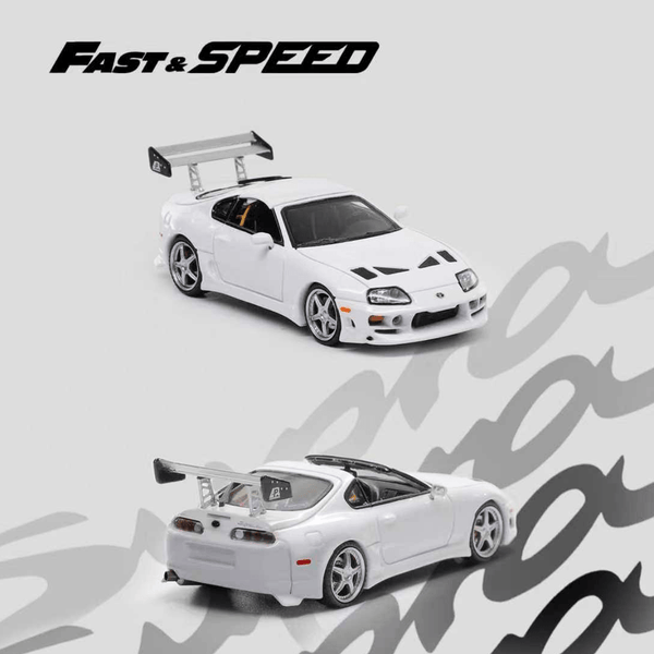 *Pre - Order* Fast Speed - Toyota Supra Targa Roadster - White - Top CollectiblesDiecastFast Speed