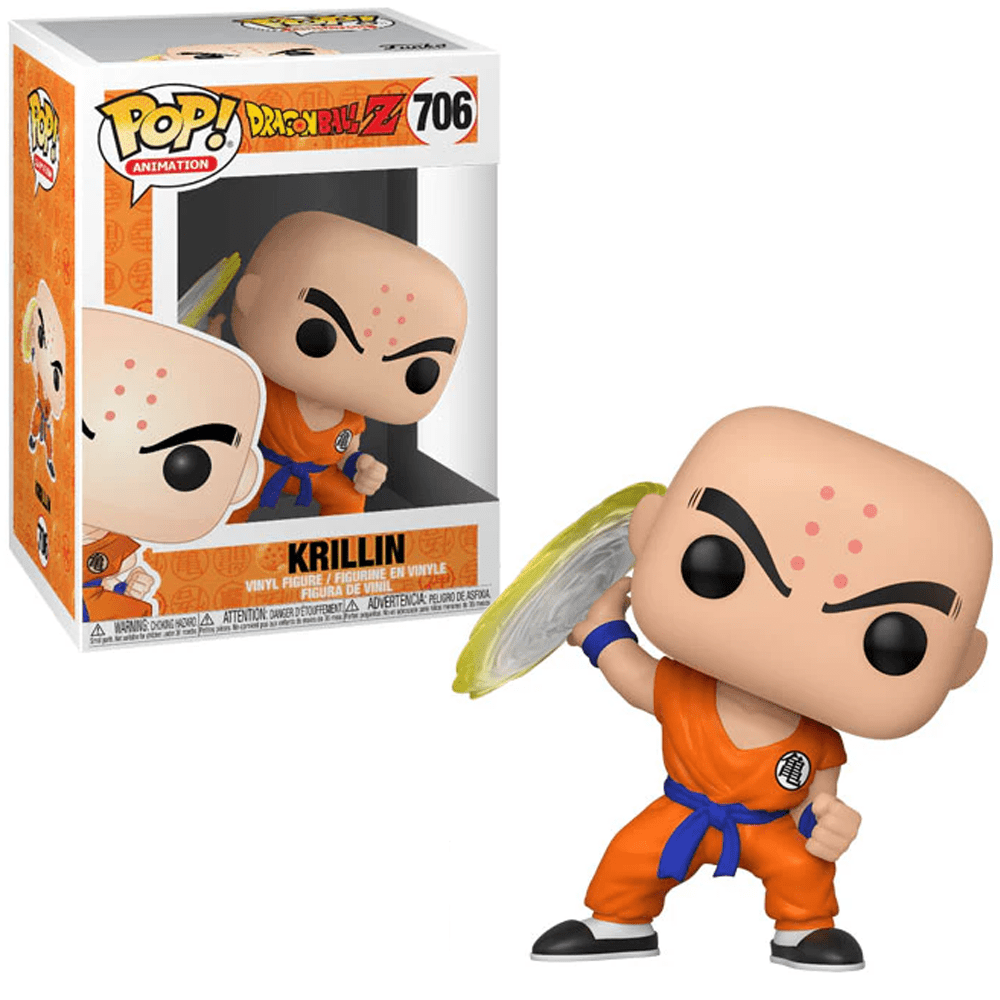 *Pre - Order* Funko - Krillin with Destructo Disc (Dragon Ball Z) - Pop! Vinyl Figure - Top CollectiblesVinyl FiguresFunko