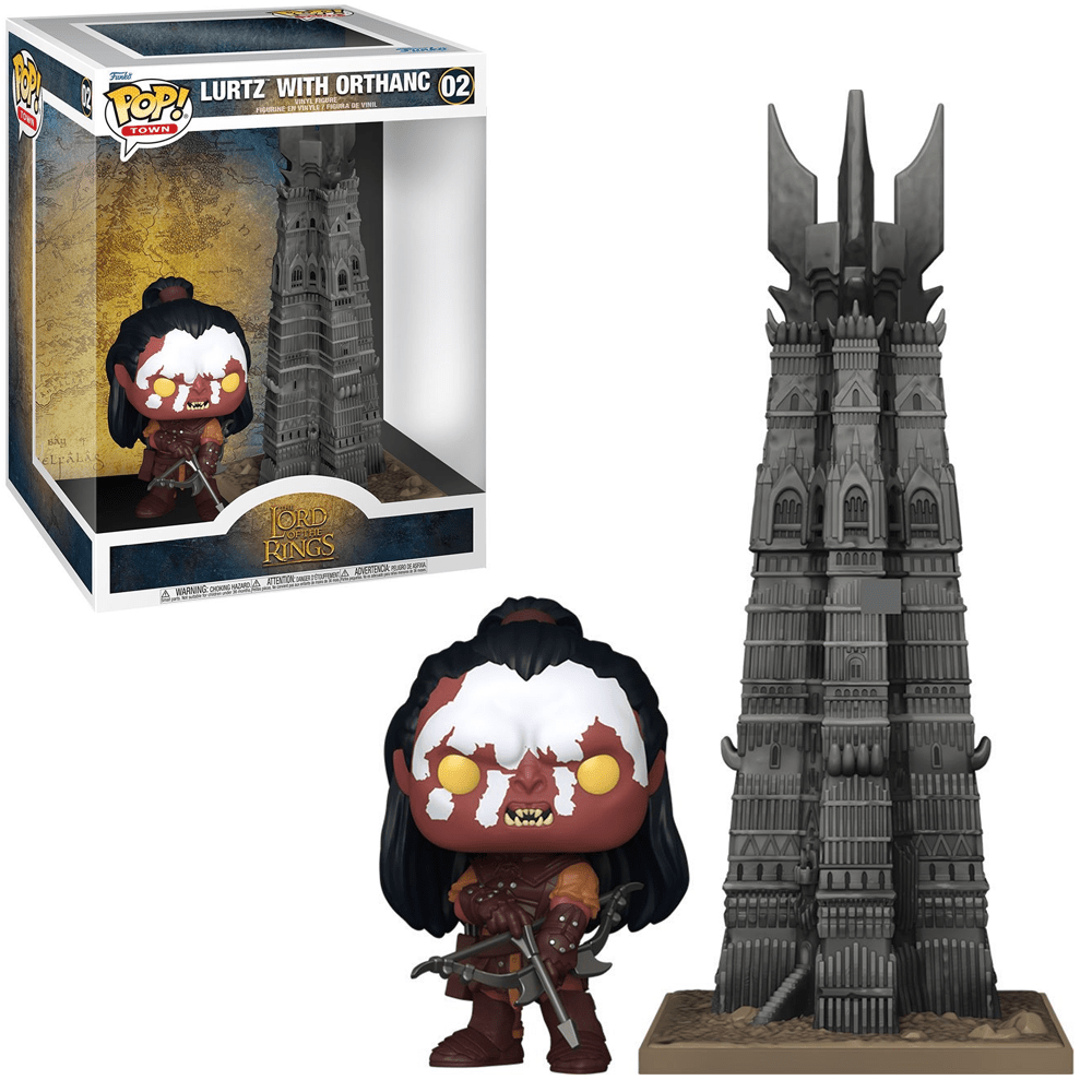 *Pre - Order* Funko - Lurtz with Orthanc (The Lord of The Rings) - Pop! Town Vinyl Figure - Top CollectiblesVinyl FiguresFunko