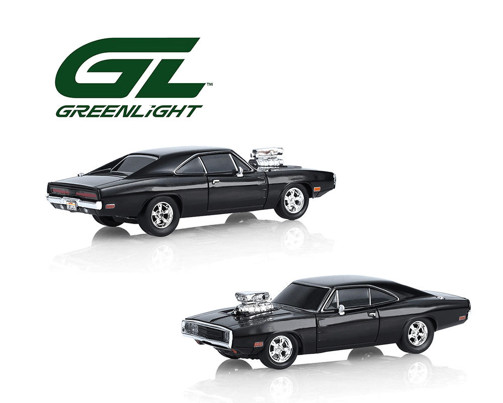 *Pre-Order* Greenlight - RC The Fast & The Furious 1970 Dodge Charger “Dom’s Charger” Combo Set - Greenlight Motion Series - Top CollectiblesDiecastGreenlight
