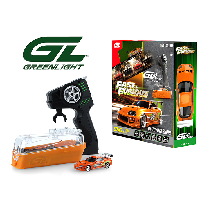 *Pre-Order* Greenlight - RC The Fast &amp; The Furious 1994 Toyota Supra “Brian’s Supra” Combo Set - Greenlight Motion Series - Top CollectiblesDiecastGreenlight