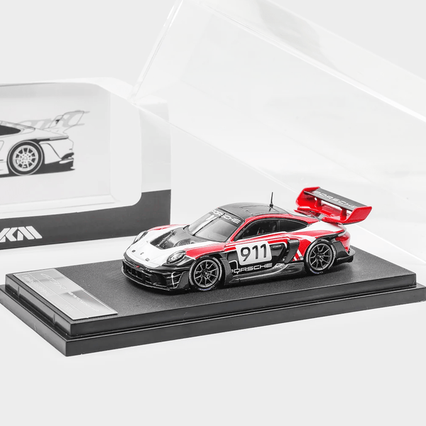 *Pre - Order* HKM - Porsche 911 (992) GT3 R Rennsport - Red & White - Top CollectiblesDiecastHKM