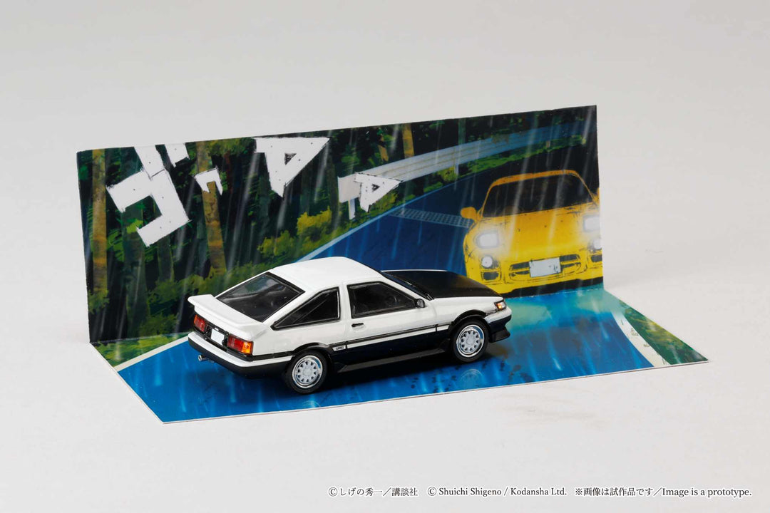 *Pre - Order* Hobby Japan - Toyota Corolla Levin (AE86) INITIAL D Wataru Akiyama VS Keisuke Takahashi - Top CollectiblesDiecastHobby Japan