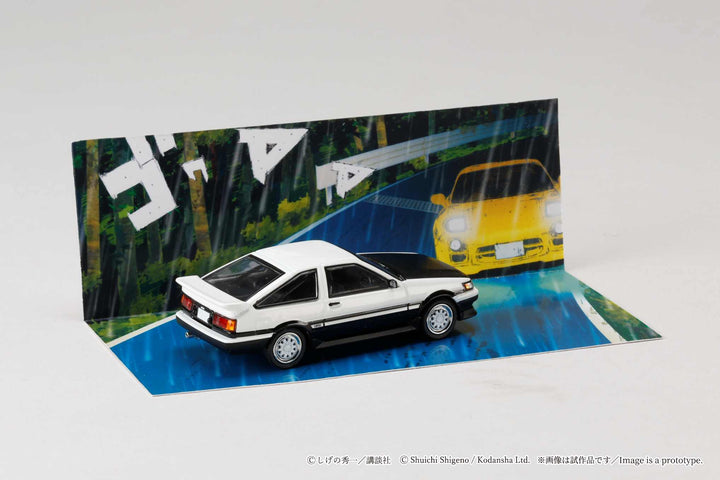 *Pre - Order* Hobby Japan - Toyota Corolla Levin (AE86) INITIAL D Wataru Akiyama VS Keisuke Takahashi - Top CollectiblesDiecastHobby Japan
