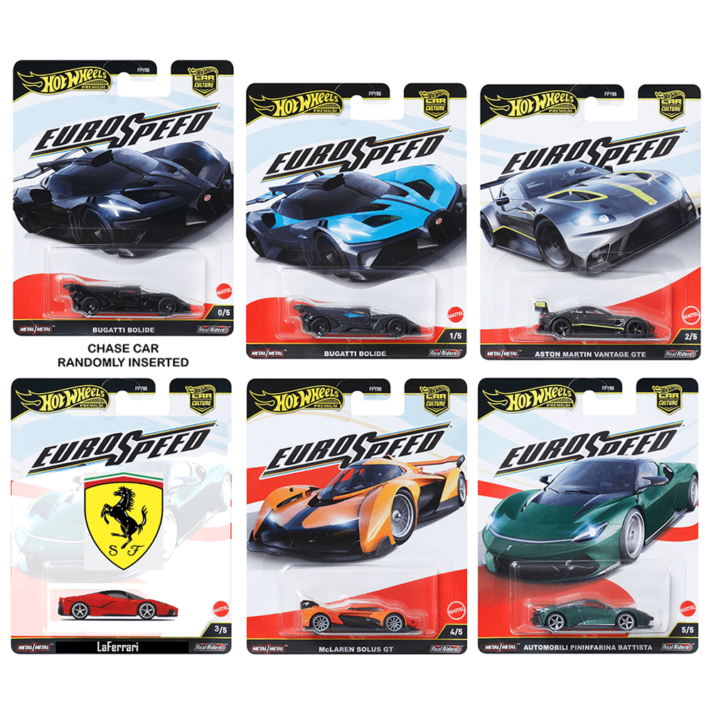 *Pre - Order* Hot Wheels - 2025 Euro Speed 10 - Car Case *Sealed, Possibility of a Chase* - Limit 2 Cases per customer - Top CollectiblesDiecastHot Wheels