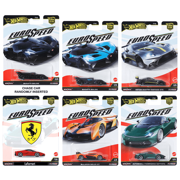 *Pre - Order* Hot Wheels - 2025 Euro Speed 10 - Car Case *Sealed, Possibility of a Chase* - Limit 2 Cases per customer - Top CollectiblesDiecastHot Wheels