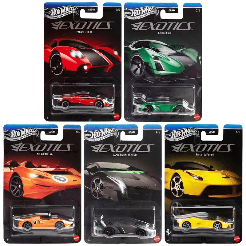 *Pre-Order* Hot Wheels - 2026 Exotics Series 5-Car Assortment - Top CollectiblesDiecastHot Wheels