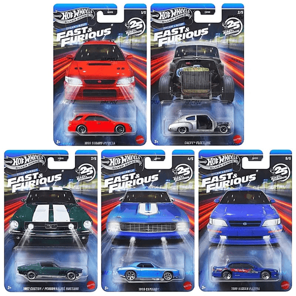 *Pre - Order* Hot Wheels - 2026 Fast & Furious Dream Lineup 5 - Car Set - Top CollectiblesDiecastHot Wheels