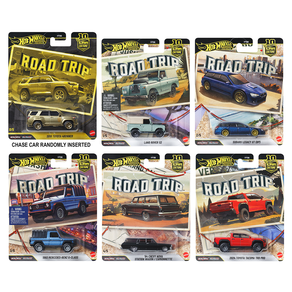*Pre - Order* Hot Wheels - 2026 Road Trip Series 10 - Car Case *Sealed, Possibility of a Chase* - Top CollectiblesDiecastHot Wheels