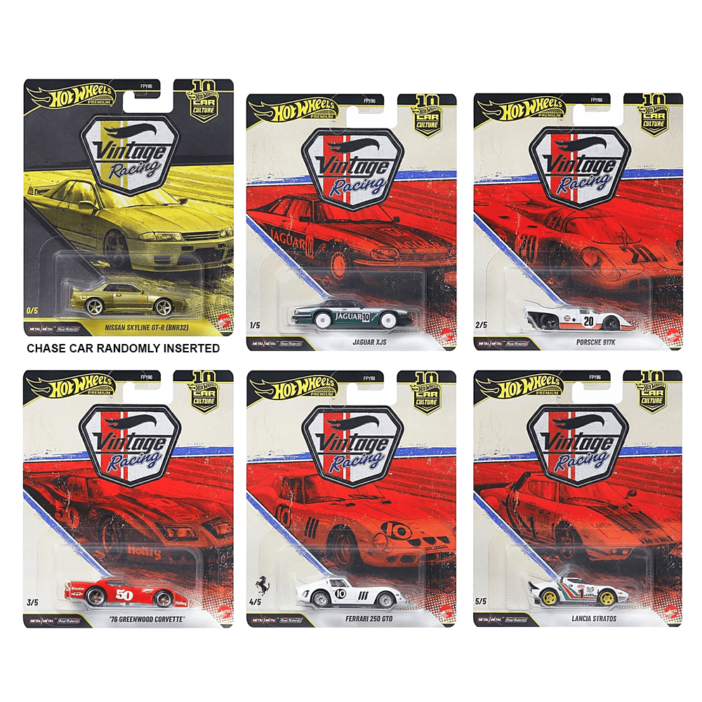 *Pre - Order* Hot Wheels - 2026 Vintage Racing Series 10 - Car Case *Sealed, Possibility of a Chase* - Top CollectiblesDiecastHot Wheels