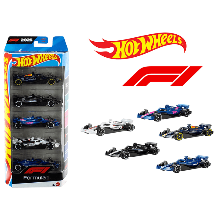*Pre - Order* Hot Wheels - F1 Racing 2025 5 - Pack - 2026 - Top CollectiblesDiecastHot Wheels