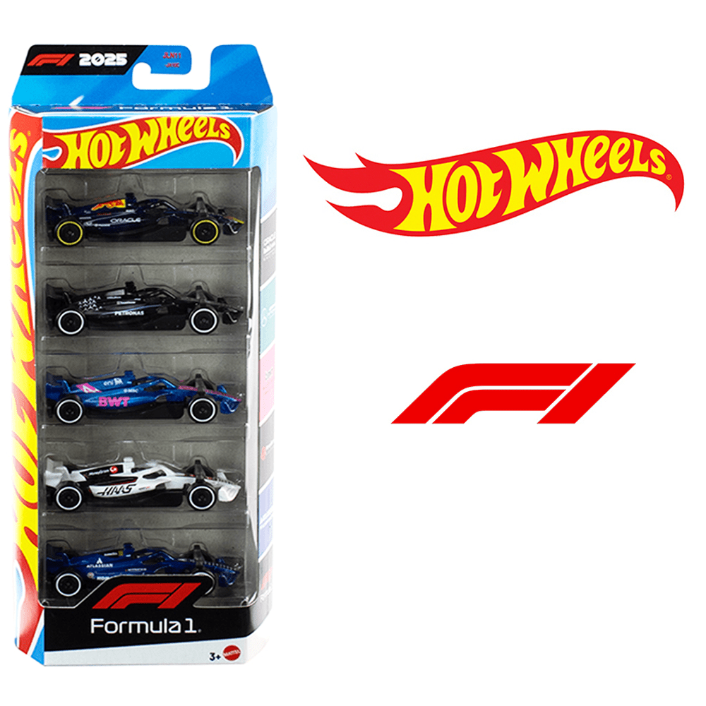 *Pre - Order* Hot Wheels - F1 Racing 2025 5 - Pack - 2026 - Top CollectiblesDiecastHot Wheels
