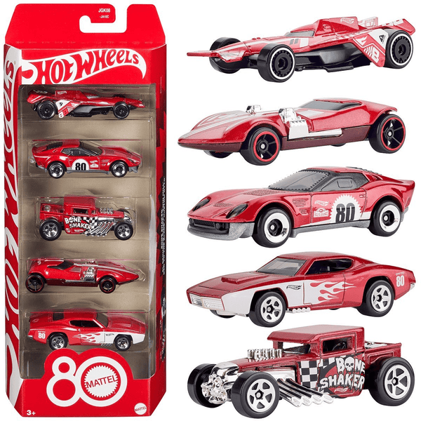 *Pre - Order* Hot Wheels - Mattel 80th Anniversary 5 - Pack - Top CollectiblesDiecastHot Wheels
