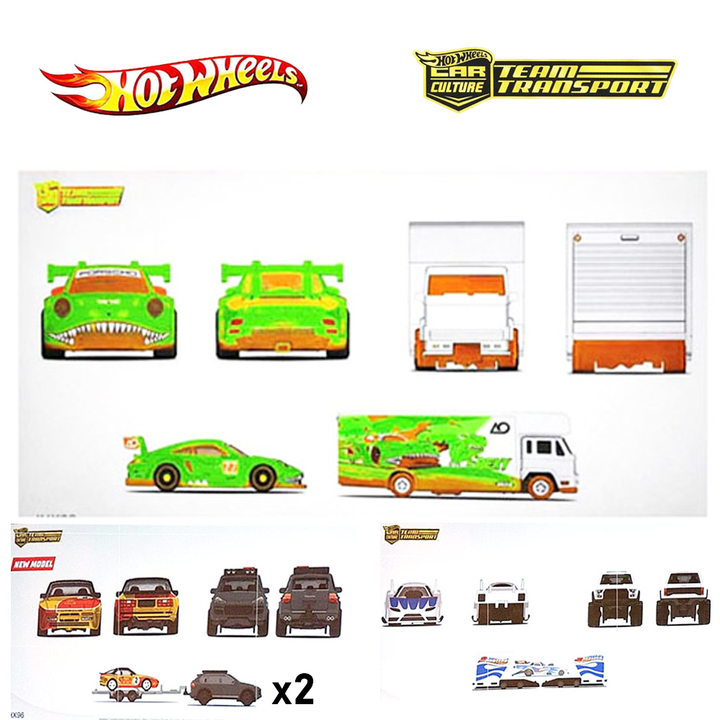 *Pre - Order* Hot Wheels - Team Transport 2026 Release M - Sealed Case of 4 - Top CollectiblesDiecastHot Wheels
