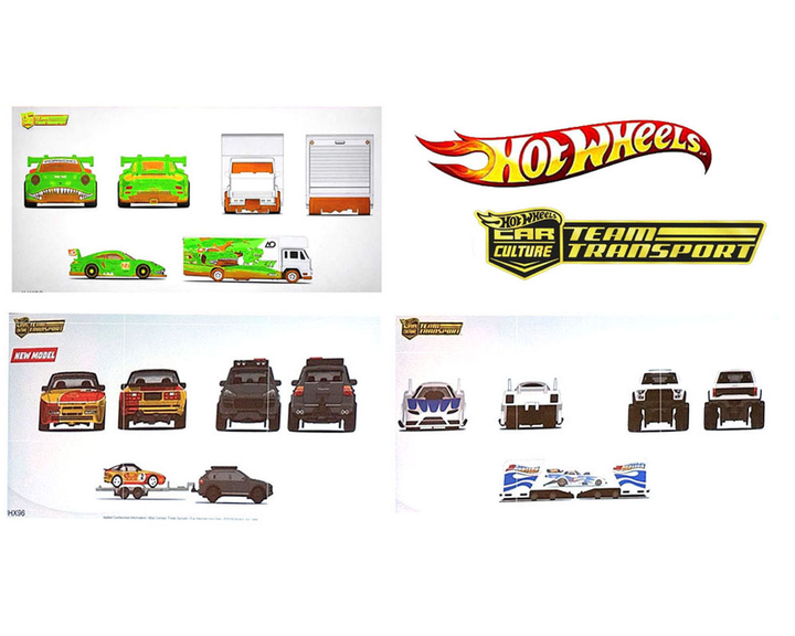 *Pre - Order* Hot Wheels - Team Transport 2026 Release M - Sealed Case of 4 - Top CollectiblesDiecastHot Wheels