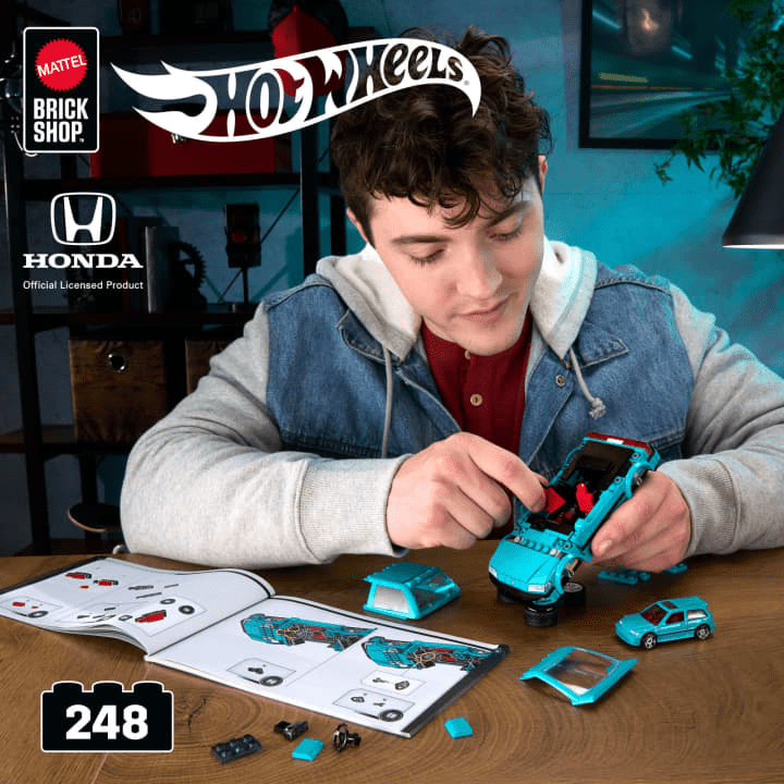 *Pre - Order* Hot Wheels x Mattel Brick Shop - ’90 Honda Civic EF - Top CollectiblesDiecastHot Wheels