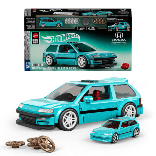 *Pre - Order* Hot Wheels x Mattel Brick Shop - ’90 Honda Civic EF - Top CollectiblesDiecastHot Wheels