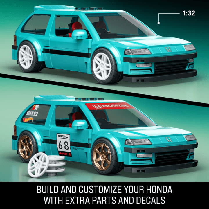 *Pre - Order* Hot Wheels x Mattel Brick Shop - ’90 Honda Civic EF - Top CollectiblesDiecastHot Wheels