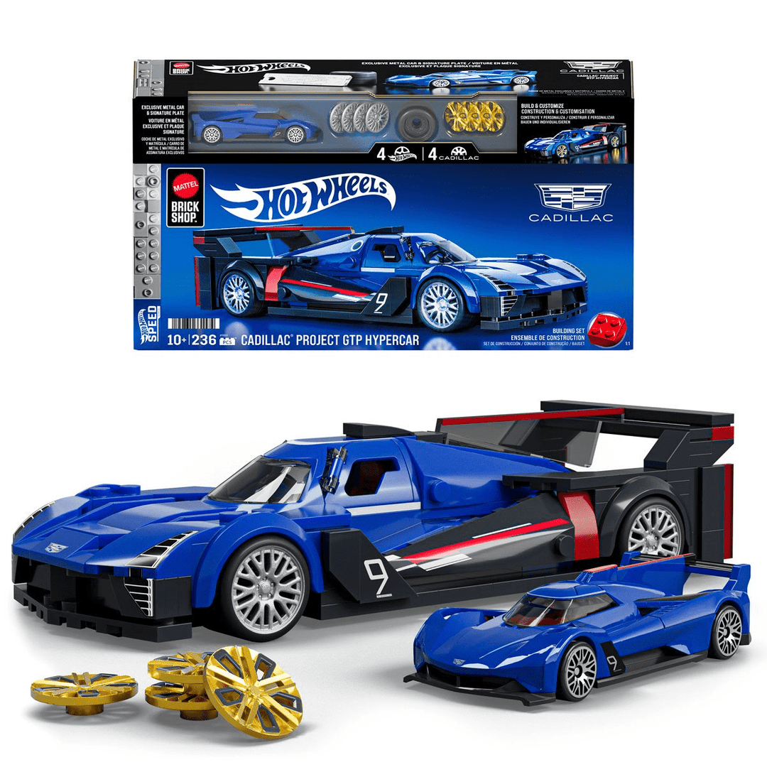 *Pre - Order* Hot Wheels x Mattel Brick Shop - Cadillac Project GTP Hypercar - Top CollectiblesDiecastHot Wheels