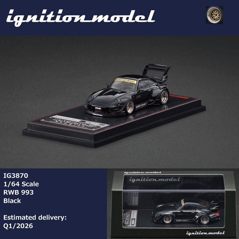 *Pre - Order* Ignition Model - RWB 993 - Black - Top CollectiblesDiecastIgnition Model