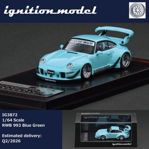 *Pre - Order* Ignition Model - RWB 993 - Blue / Green - Top CollectiblesDiecastIgnition Model